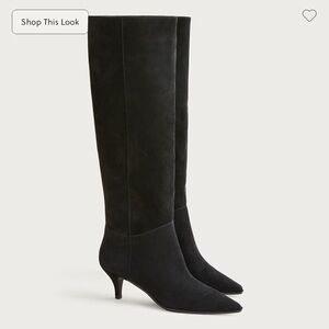 *NWT J.Crew Stevie knee-high boots in suede